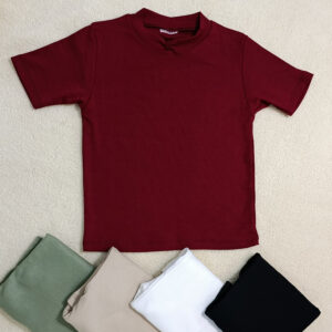 تی شرت یقه گره ای