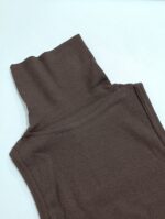 تاپ یقه اسکی قهوه ای - Image 2
