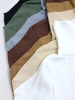 بلوز یقه اسکی کرکره ای - Image 3
